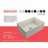 Bocchi Contempo Farmhouse Apron Front Fireclay 27 in. Single Bowl Kitchen Sink in Biscuit 1356-014-0120